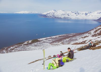 Lunch at the top of the mountain