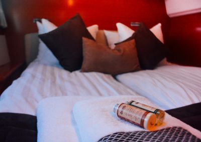 Beds on board are perfect for a perfect night of rest