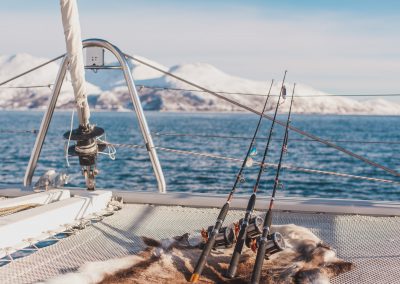 Sailing out to go fishing