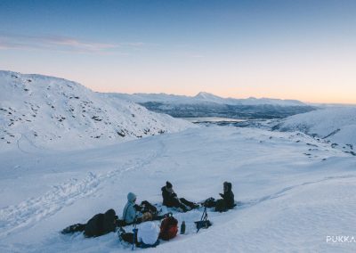 Snowshoe Hike Tesla Experience Tromso